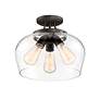 5_Savoy House Essentials Octave 13" Wide 3-Light English Bronze Ceiling more views