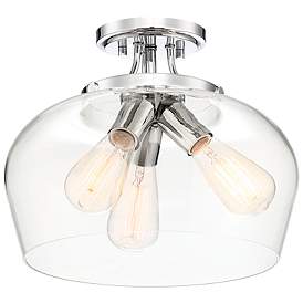 Image5 of Savoy House Essentials Octave 13" Wide Polished Chrome Ceiling Light more views