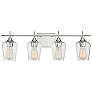 1_Savoy House Essentials Octave 29" Wide 4-Light Polished Chrome Bath Li