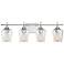 Savoy House Essentials Octave 29" Wide 4-Light Polished Chrome Bath Li