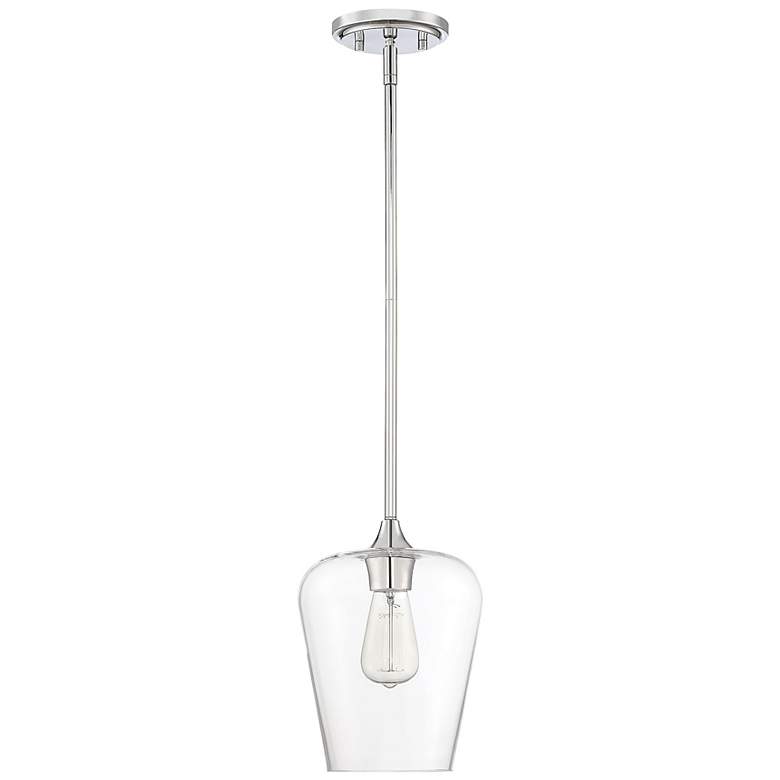 Image 2 Savoy House Essentials Octave 8" Wide Polished Chrome 1-Light Mini Pen more views