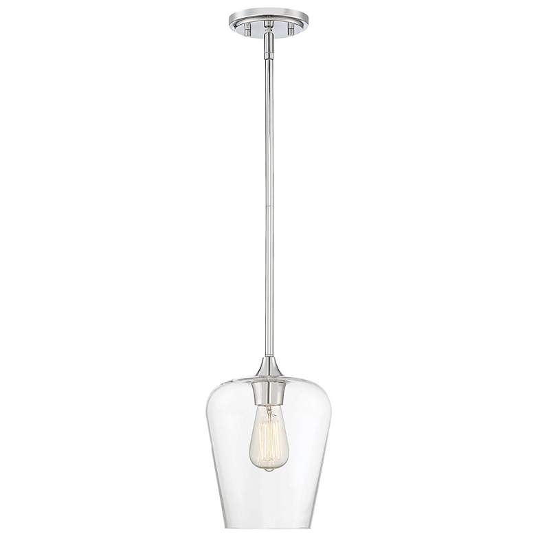 Image 3 Savoy House Essentials Octave 8" Wide Polished Chrome 1-Light Mini Pen more views