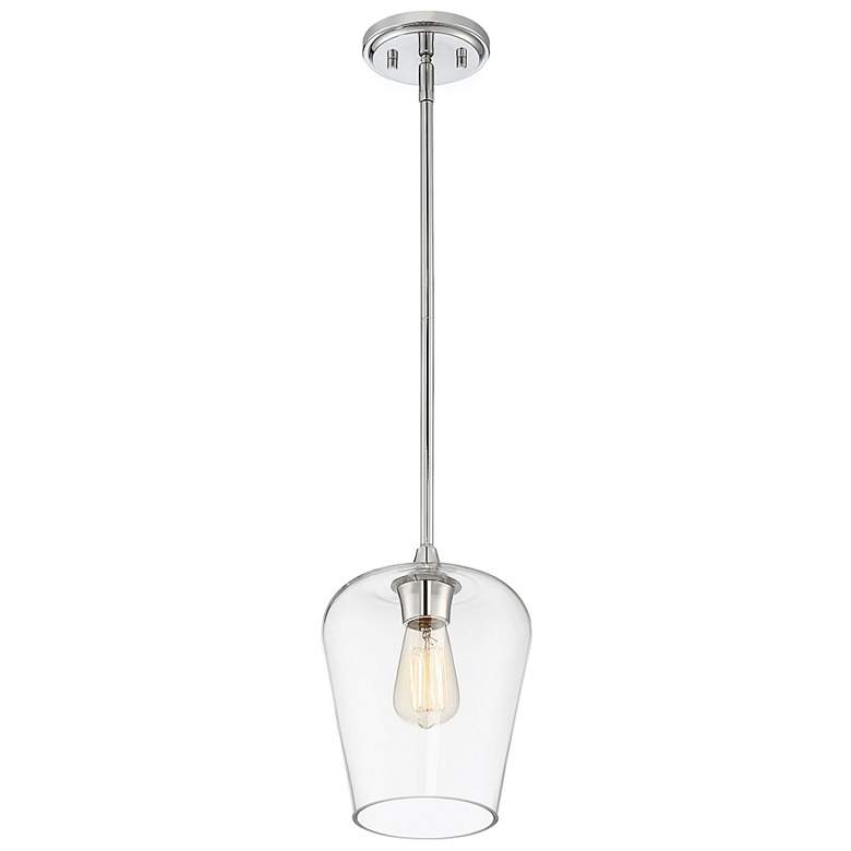 Image 5 Savoy House Essentials Octave 8" Wide Polished Chrome 1-Light Mini Pen more views