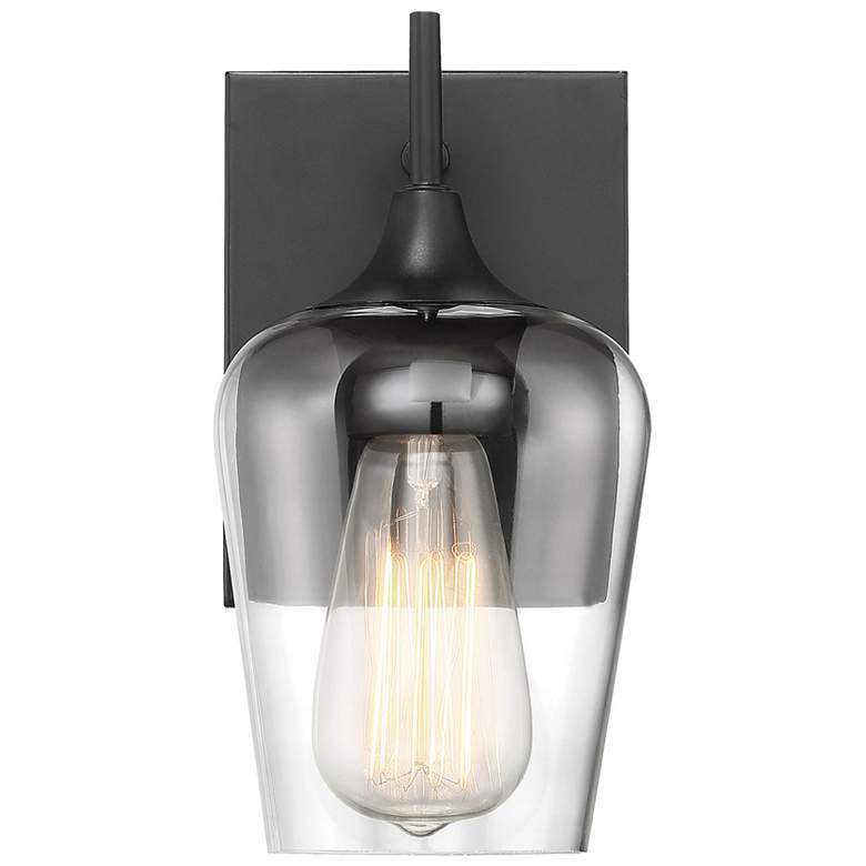 Image 1 Savoy House Essentials Octave 9.5" High English Bronze 1-Light Wall Sc