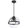 2_Savoy House Essentials Pendleton 14" Wide Matte Black 1-Light Pendant more views