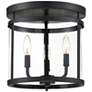 3_Savoy House Essentials Penrose 12.5" Wide Black 3-Light Ceiling Light more views