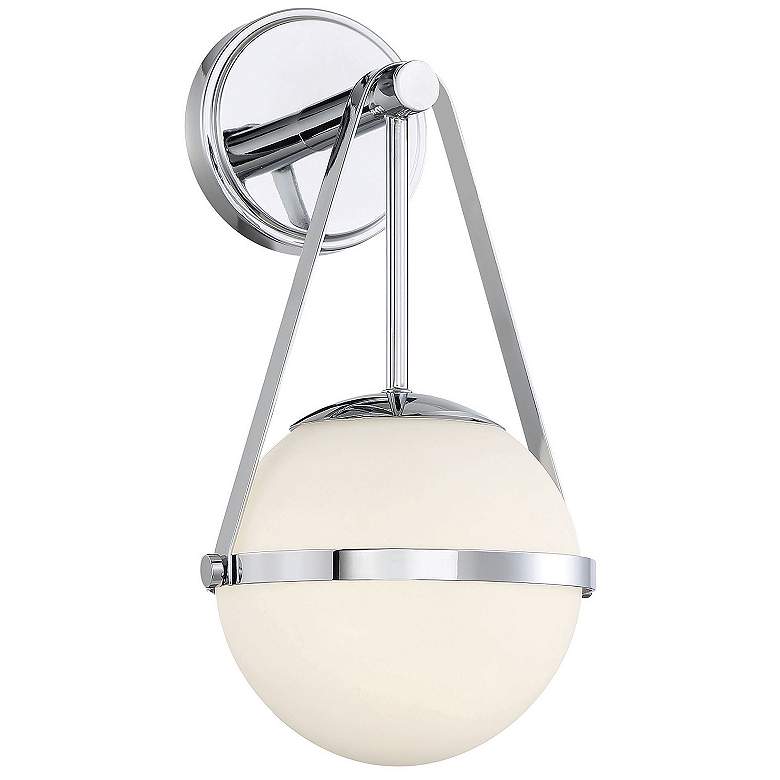Image 1 Savoy House Essentials Polson 15.5" High Polished Chrome Wall Sconce