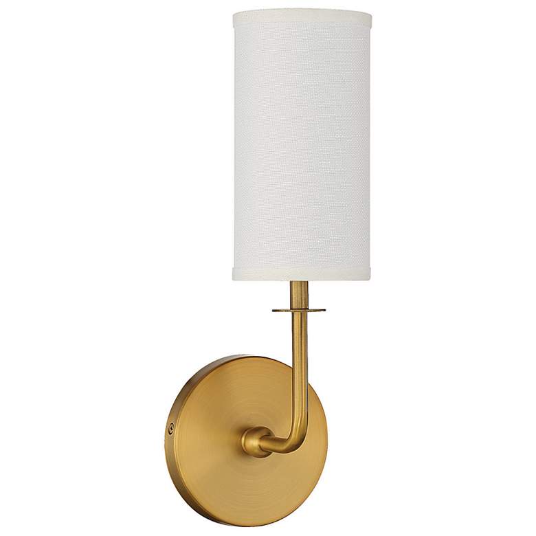 Image 2 Savoy House Essentials Powell 15" High Warm Brass 1-Light Wall Sconce more views