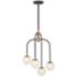 Savoy House Essentials Powell 15" Wide Polished Nickel Linear Chandeli