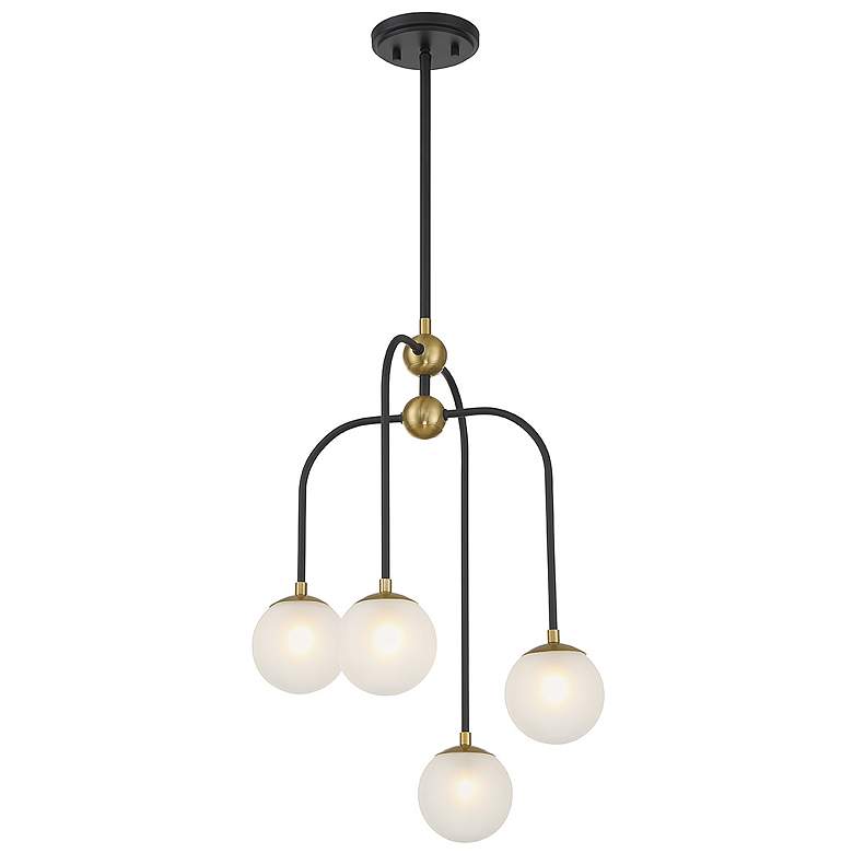 Image 3 Savoy House Essentials Powell 15" Wide Polished Nickel Linear Chandeli more views