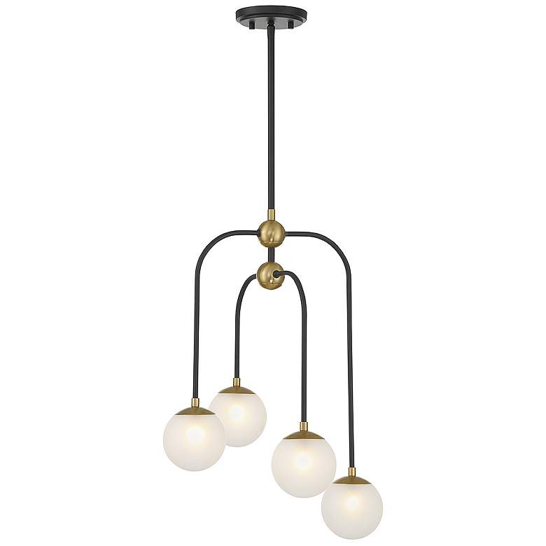 Image 5 Savoy House Essentials Powell 15" Wide Polished Nickel Linear Chandeli more views