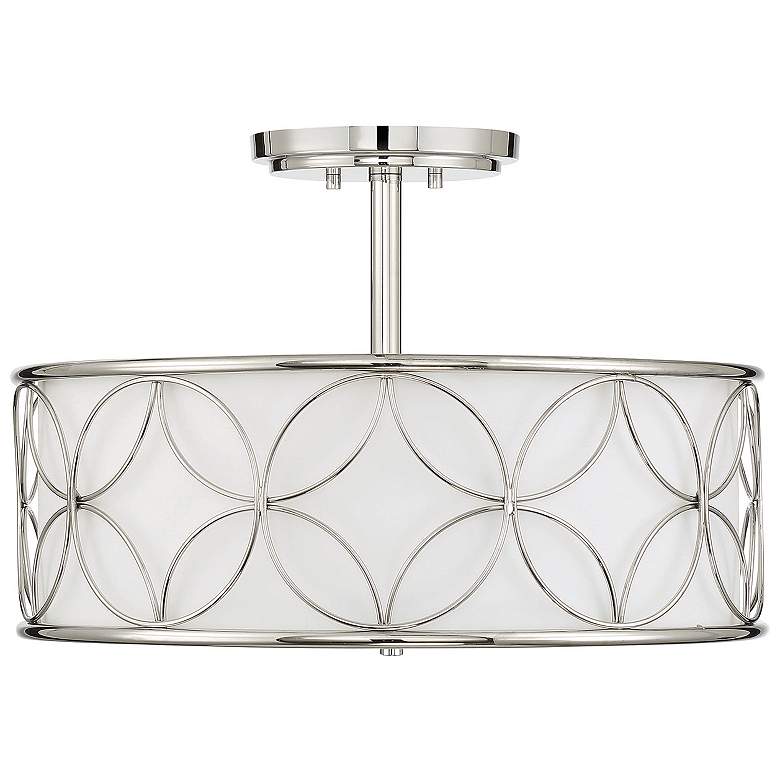 Image 2 Savoy House Essentials Reid 20" Wide Polished Nickel 4-Light Ceiling L more views