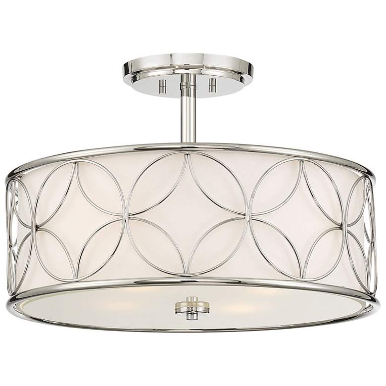 Image 3 Savoy House Essentials Reid 20" Wide Polished Nickel 4-Light Ceiling L more views