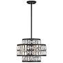 1_Savoy House Essentials Renzo 16" Wide Matte Black 3-Light Pendant