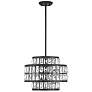 2_Savoy House Essentials Renzo 16" Wide Matte Black 3-Light Pendant more views