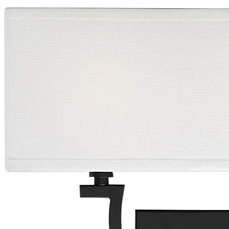 Image 2 Savoy House Essentials Rhodes 12 inch High Matte Black 2-Light Wall Sconce more views