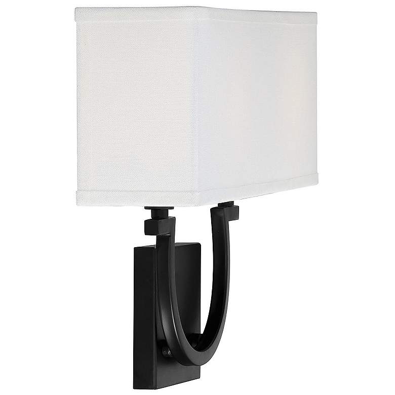 Image 6 Savoy House Essentials Rhodes 12 inch High Matte Black 2-Light Wall Sconce more views
