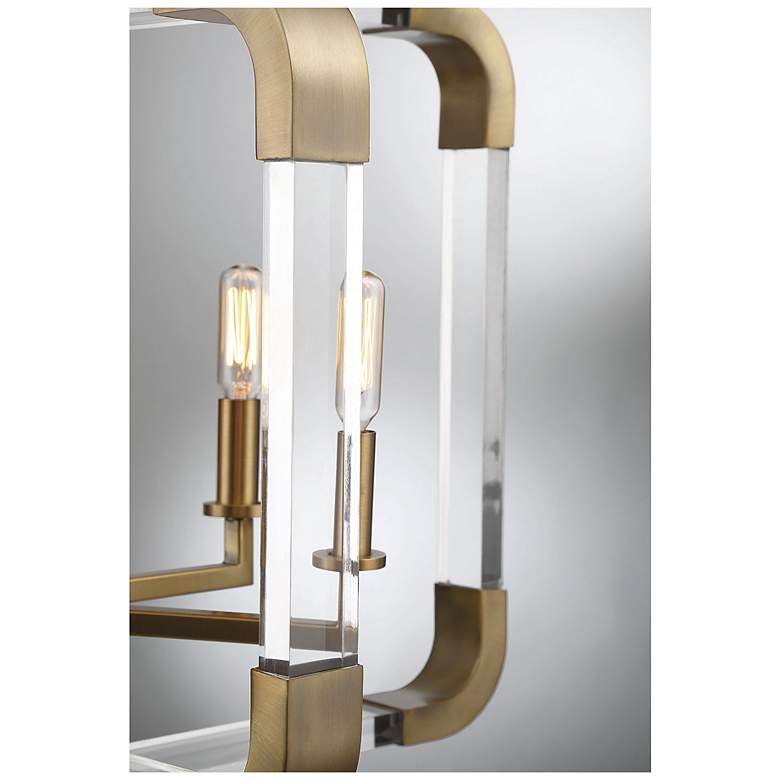 Image 7 Savoy House Essentials Rotterdam 24.75" Wide Warm Brass 6-Light Pendan more views