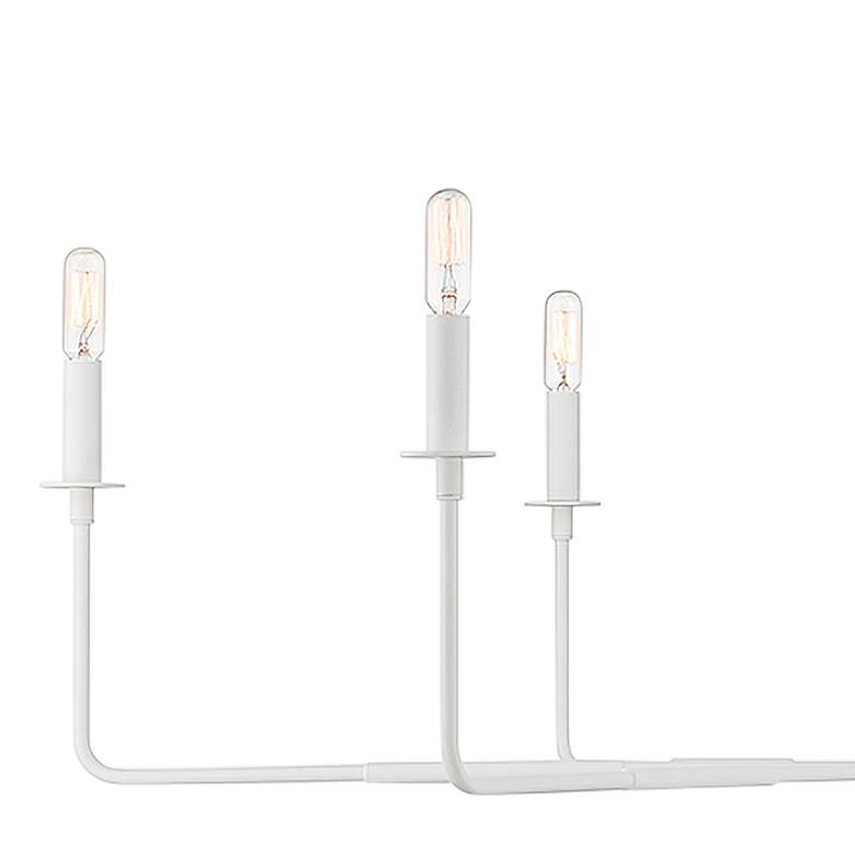 Image 2 Savoy House Essentials Salerno 42" Wide Bisque White 6-Light Chandelie more views