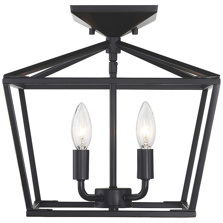 Image 2 Savoy House Essentials Townsend 13" Wide Classic Bronze Ceiling Light