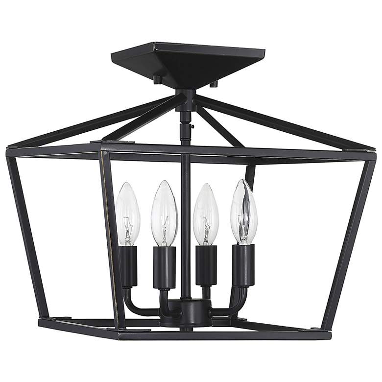 Image 5 Savoy House Essentials Townsend 13" Wide Classic Bronze Ceiling Light more views