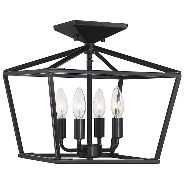 Image 6 Savoy House Essentials Townsend 13" Wide Classic Bronze Ceiling Light more views
