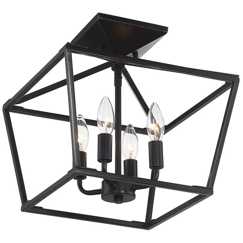 Image 7 Savoy House Essentials Townsend 13" Wide Classic Bronze Ceiling Light more views