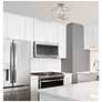 2_Savoy House Essentials Townsend 13" Wide Satin Nickel 4-Light Ceiling more views
