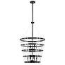 2_Savoy House Essentials Ventari 25" Wide Matte Black 8-Light Pendant more views