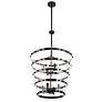 4_Savoy House Essentials Ventari 25" Wide Matte Black 8-Light Pendant more views