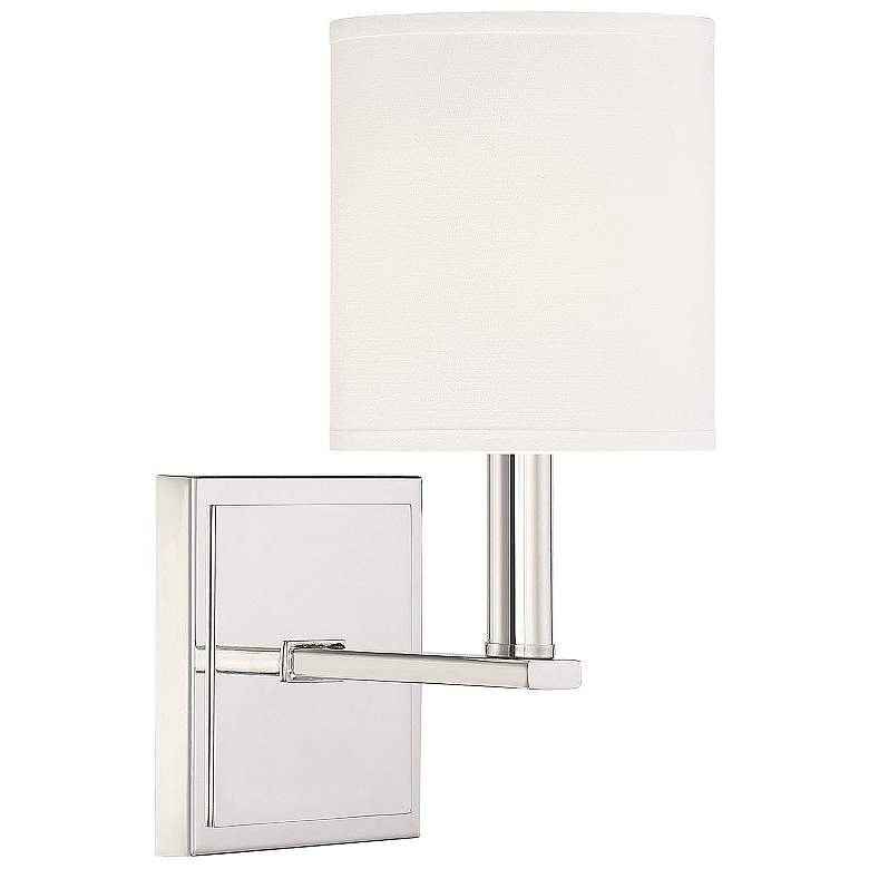Image 3 Savoy House Essentials Waverly 11" High Polished Nickel 1-Light Wall S more views