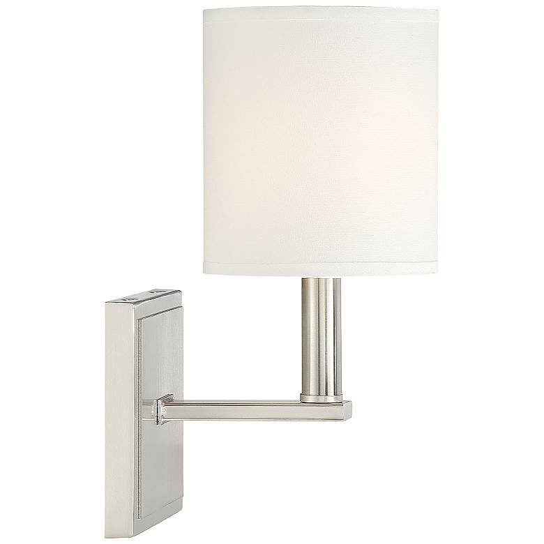 Image 4 Savoy House Essentials Waverly 11" High Polished Nickel 1-Light Wall S more views