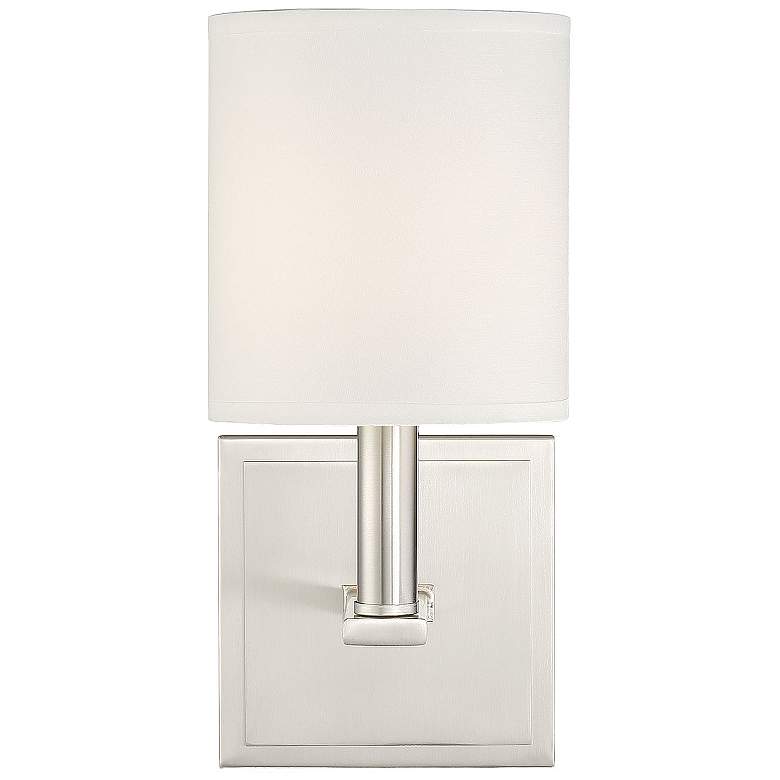 Image 5 Savoy House Essentials Waverly 11" High Polished Nickel 1-Light Wall S more views