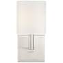 5_Savoy House Essentials Waverly 11" High Polished Nickel 1-Light Wall S more views