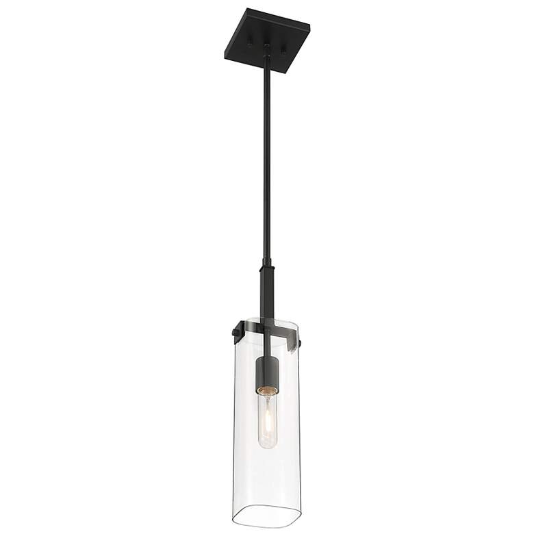 Image 4 Savoy House Essentials Winfield 5.13" Wide Matte Black 1-Light Pendant more views