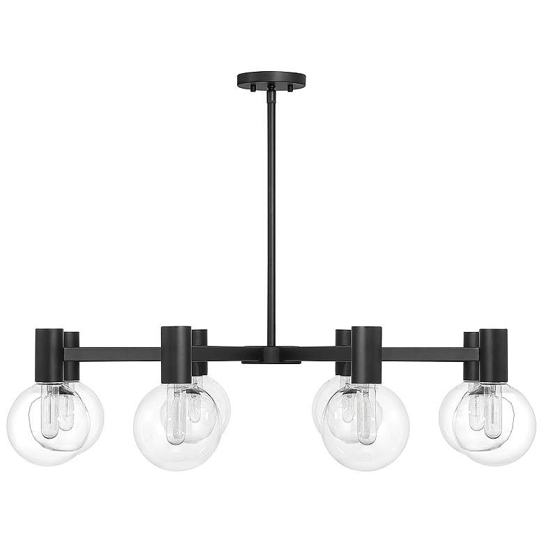 Image 2 Savoy House Essentials Wright 40" Wide Matte Black 8-Light Chandelier more views