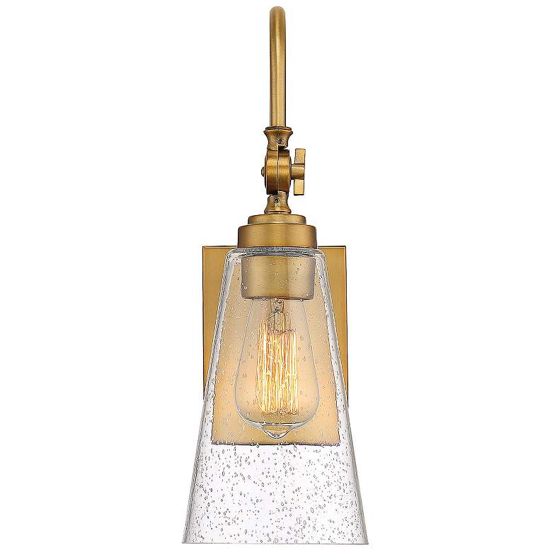 Image 4 Savoy House Essentials York 16" High Warm Brass 1-Light Wall Sconce more views