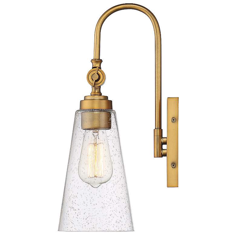 Image 6 Savoy House Essentials York 16" High Warm Brass 1-Light Wall Sconce more views