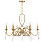 2_Savoy House Fairchild 31" Wide Warm Brass 6-Light Chandelier more views