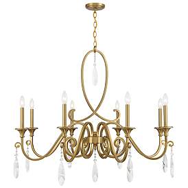 Image1 of Savoy House Fairchild 42" Wide Warm Brass 8-Light Chandelier