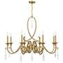 Thumbnail1 of Savoy House Fairchild 42" Wide Warm Brass 8-Light Chandelier