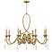 Savoy House Fairchild 42" Wide Warm Brass 8-Light Chandelier