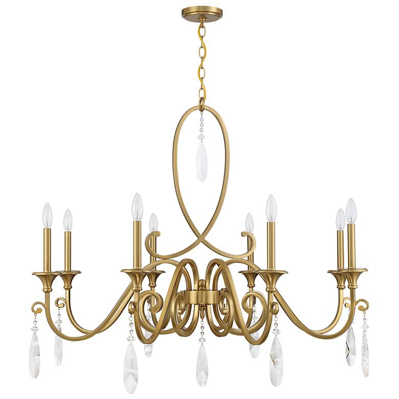 Image 2 Savoy House Fairchild 42" Wide Warm Brass 8-Light Chandelier more views