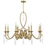 Thumbnail2 of Savoy House Fairchild 42" Wide Warm Brass 8-Light Chandelier more views