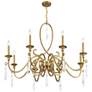 Thumbnail4 of Savoy House Fairchild 42" Wide Warm Brass 8-Light Chandelier more views