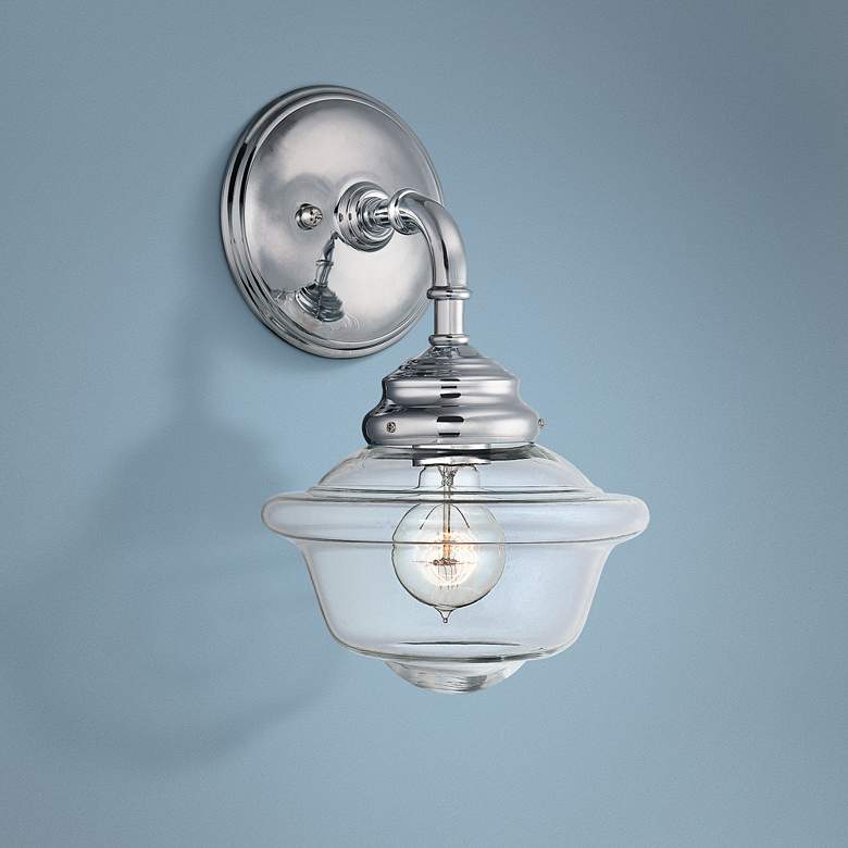 Image 1 Savoy House Fairfield 12 3/4 inchH Polished Chrome Wall Sconce
