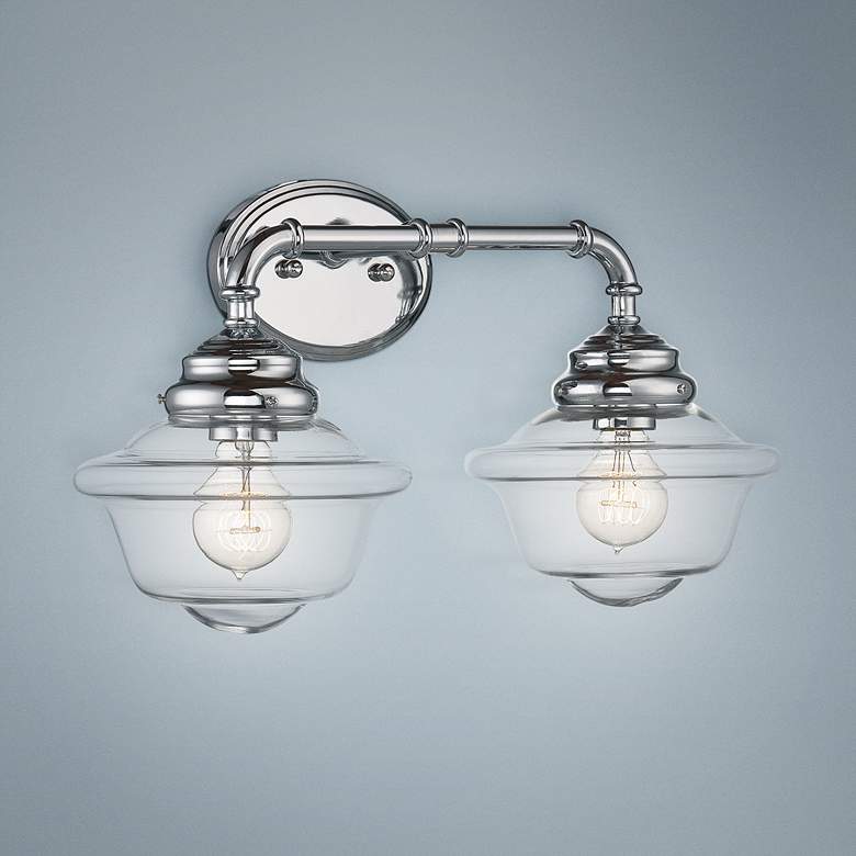 Image 1 Savoy House Fairfield 20"W 2-Light Chrome Bath Light