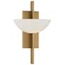 1_Savoy House Fallon 15" High Warm Brass Wall Sconce