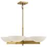 1_Savoy House Fallon 30" Wide Warm Brass 4-Light Chandelier