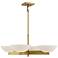 Savoy House Fallon 30" Wide Warm Brass 4-Light Chandelier